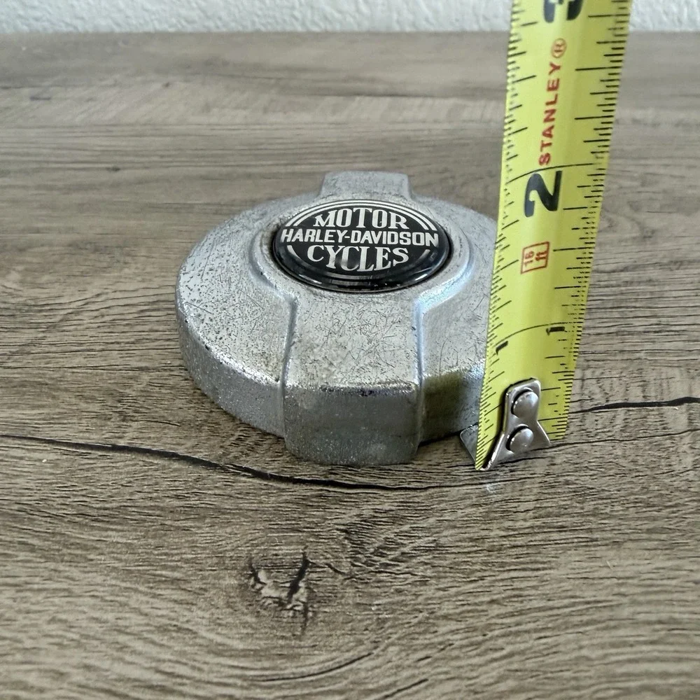 Harley Davidson Tankdeckel Chrome Cover Fuel Cap Medallion Sportster Vintage